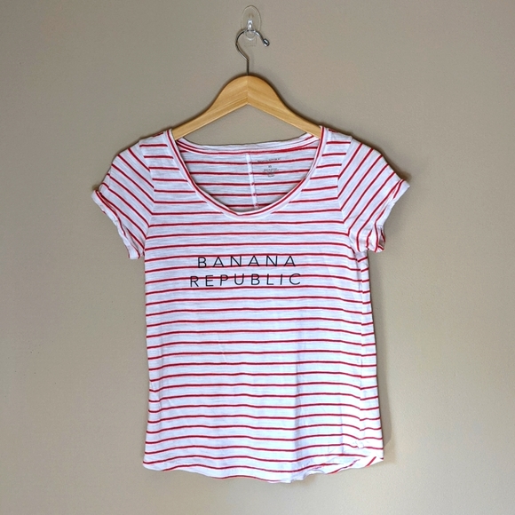 Banana Republic striped Tee Shirt size XS - Picture 1 of 4